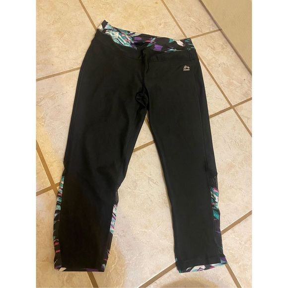 ☀️ RBX Black Leggings Athletic Pants Size Medium - Picture 1 of 5